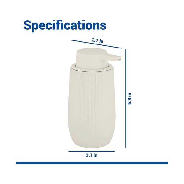 Krēmkrāsas plastmasas ziepju dozators 400 ml Fablo – Wenko-image-4