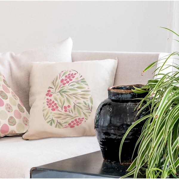 Kokvilnas spilvens Butter Kings Spring Eggs II, 45 x 45 cm-image-1