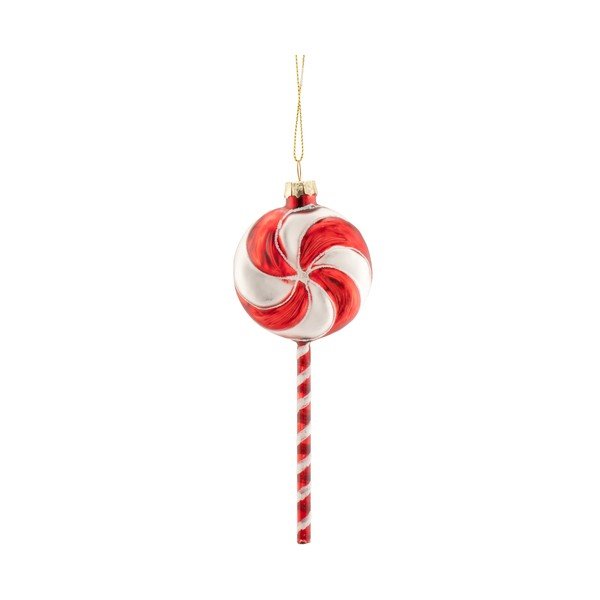Stikla Ziemassvētku eglītes rotājums 2,5 cm Christmas Lollipop – Sass & Belle