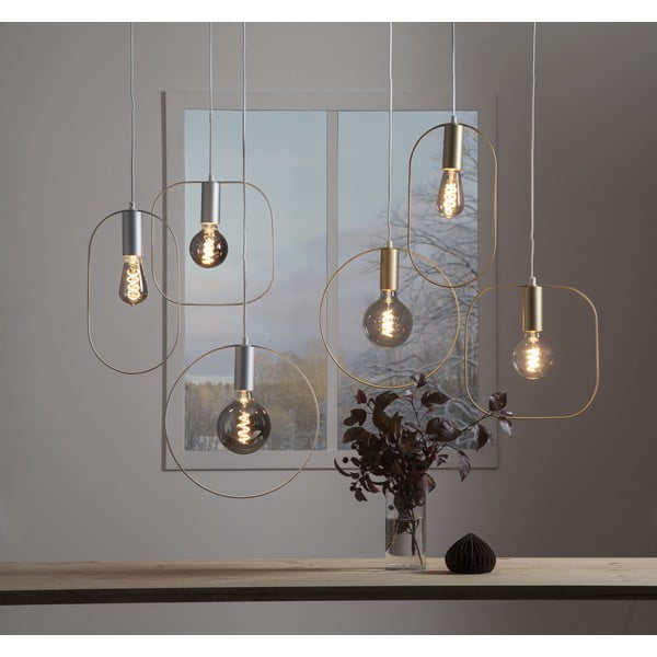 Zelta krāsas piekaramā lampa Shape – Star Trading-image-3