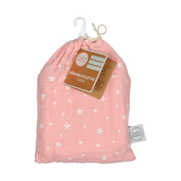 Muslīna mazgāšanās lupatiņas (5 gab.) – Bébé Douceur-image-2