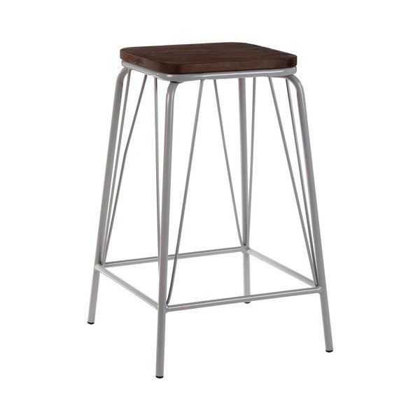 Pelēks/tumša dabīga toņa gobas masīvkoka ķeblis District – Premier Housewares