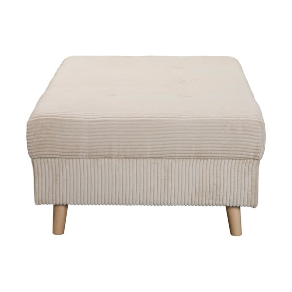 Krēmkrāsas velveta pufs Ariella – Ropez-image-3