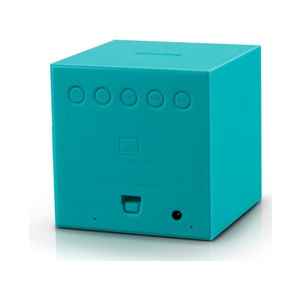 Tirkīza LED modinātājs Gingko Gravity Cube-image-4