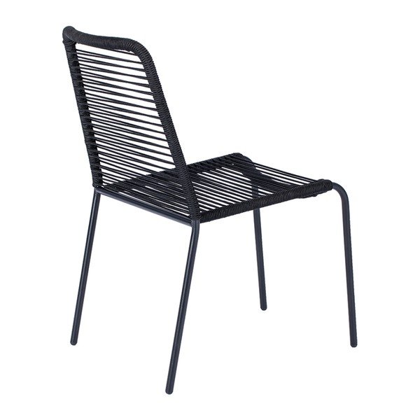 Melns dārza krēsls Bonami Essentials Kai-image-3