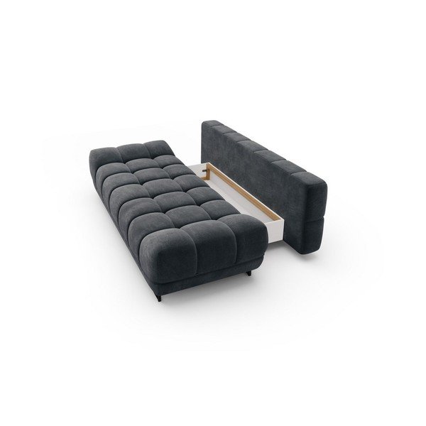 Tumši pelēks trīsvietīgs samta dīvāns Windsor & Co Sofas Cirrus-image-4