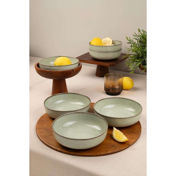 Gaiši zaļas porcelāna bļodiņas (6 gab.) 75 ml – Hermia-image-1