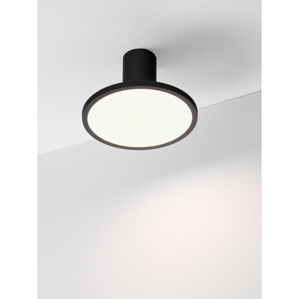 Matēti melna alumīnija LED griestu lampa ar saliekamu konstrukciju Ekei – Nova Luce-image-3