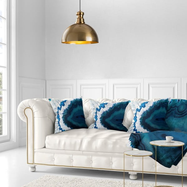 Zelta krāsas piekaramā lampa ar metāla abažūru ø 40 cm Vamp – Opviq lights-image-3