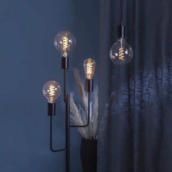 Siltas krāsas LED spuldze ar regulējamu spilgtumu ar E27 spuldžu ietveri, 4 W Spiral Filament – Star Trading-image-2