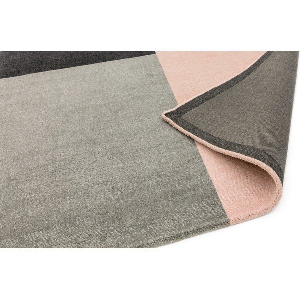 Rozā un pelēks paklājs Asiatic Carpets Blox, 200 x 300 cm-image-4