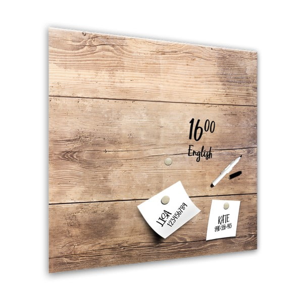 Magnētiskā tāfele Styler Wood, 30 x 30 cm-image-1