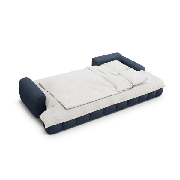 Tumši zils salokāms/ar uzglabāšanas vietu stūra dīvāns (ar labo stūri/ar zvilni) Linz – Cosmopolitan Design-image-4