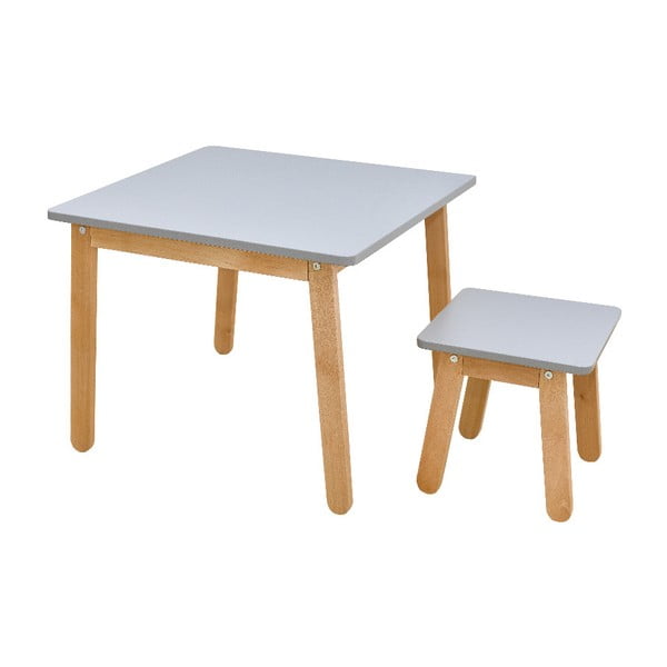 Pelēks bērnu galds BELLAMY Woody-image-2