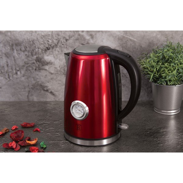 Sarkana tējkanna 1,7 l Burgundy Metallic Line – BerlingerHaus-image-2