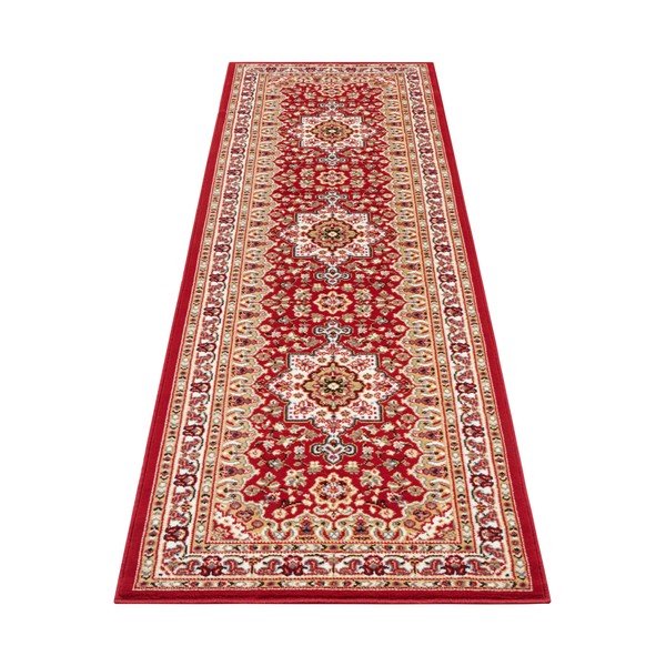 Sarkans paklājs Nouristan Parun Tabriz, 80 x 250 cm-image-2