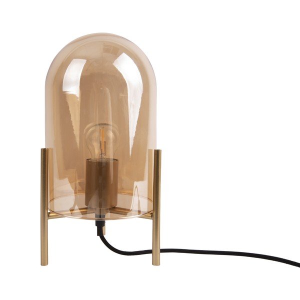 Stikla galda lampa zelta krāsā Leitmotiv Glass Bell-image-2