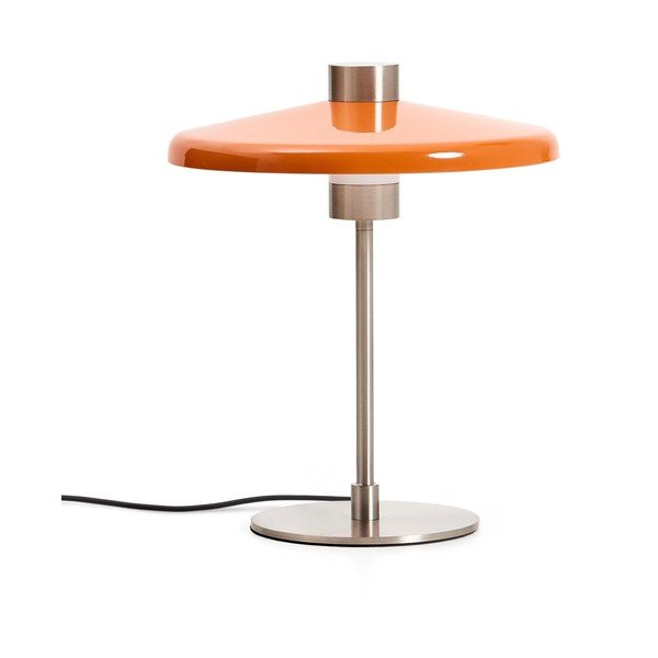 Oranža galda lampa ar metāla abažūru (augstums 32,5 cm) Nuvira – Kave Home