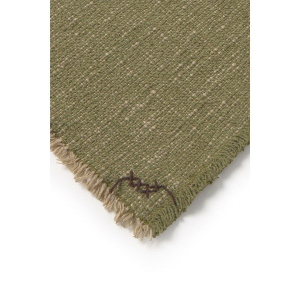 Haki kokvilnas pleds 130x180 cm Handloom – Lorena Canals-image-4