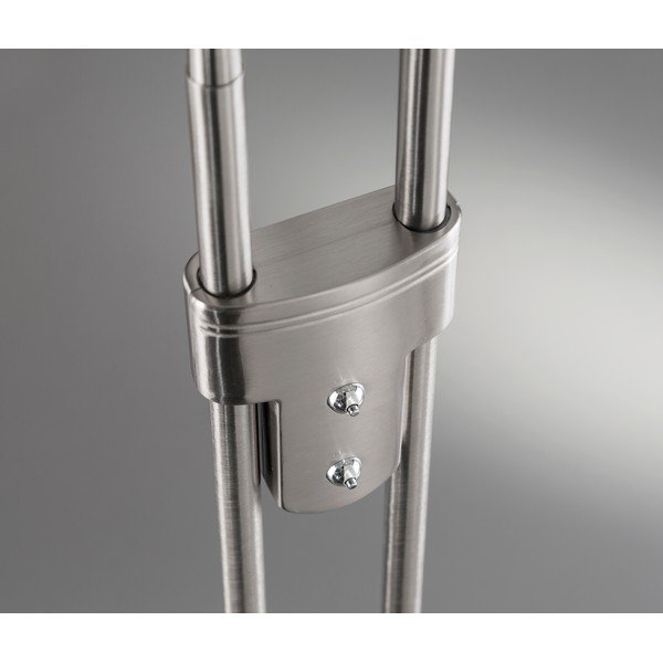 Sudraba krāsas LED stāvlampa ar regulējamu spilgtumu (augstums 150 cm) Dent – Fischer & Honsel-image-3