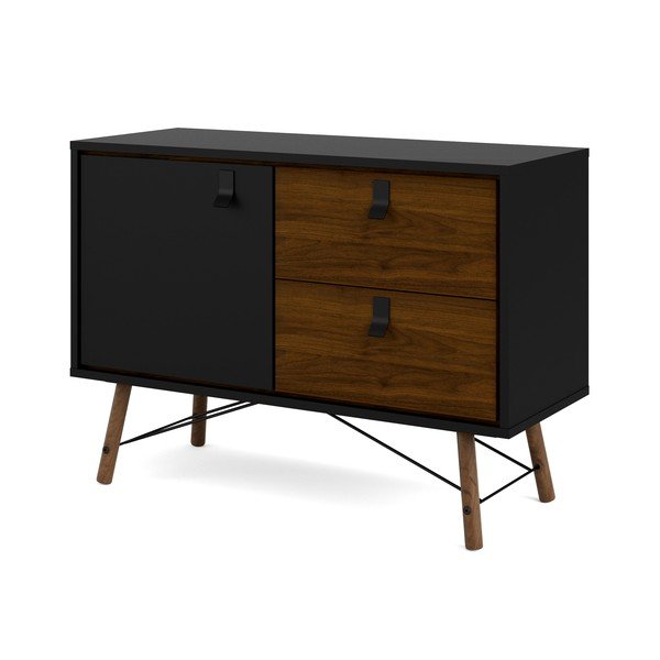 Melna kumode Tvilum Ry, 102 x 72 cm-image-2