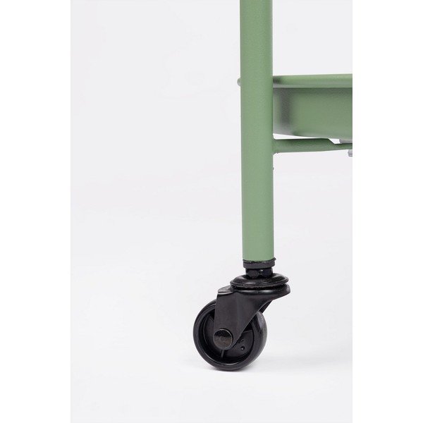 Tērauda servēšanas galdiņš uz riteņiem ø 44,5 cm Austin – Yes Everyday-image-3