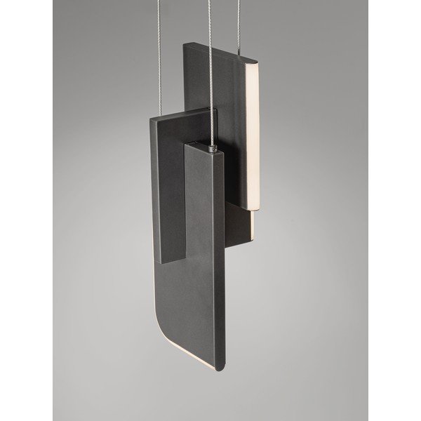 Gaiši pelēka metāla LED piekaramā lampa ar regulējamu spilgtumu Totem – Nova Luce-image-3