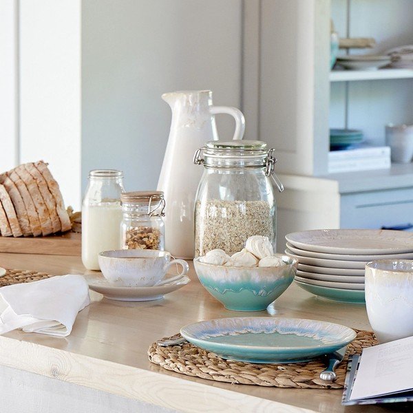 Tirkīzzils deserta akmensmasas šķīvis ø 22 cm Taormina – Casafina-image-2