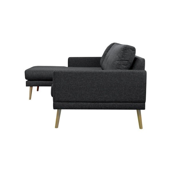 Melns stūra dīvāns Windsor & Co Dīvāni, kreisais stūris-image-2