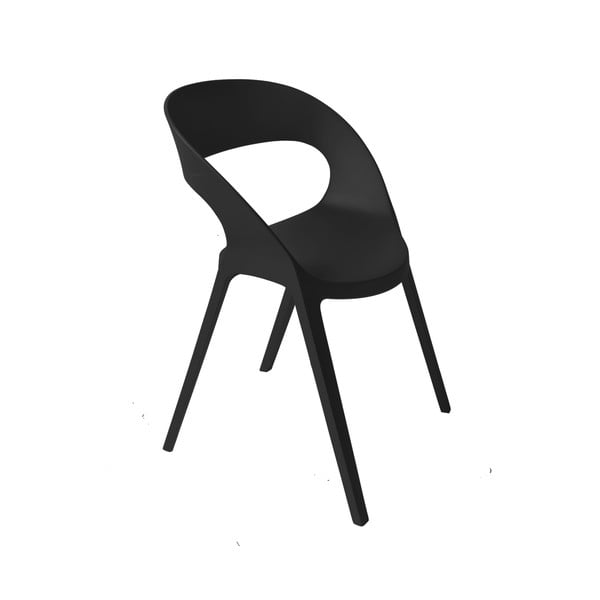 2 melnu dārza krēslu komplekts Resol Carla