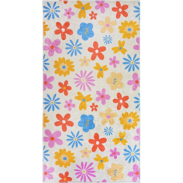 Mazgājams bērnu paklājs 60x100 cm Joyfull Garden – Vitaus