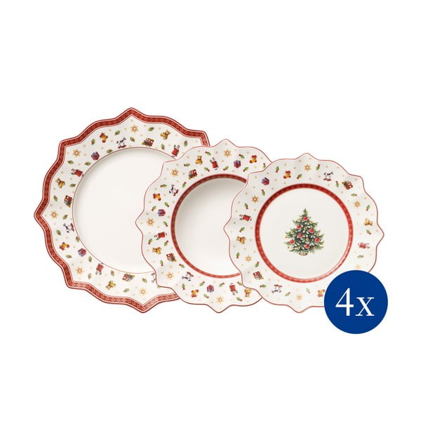 12 porcelāna Ziemassvētku šķīvju komplekts Toy´s Delight Villeroy&Boch