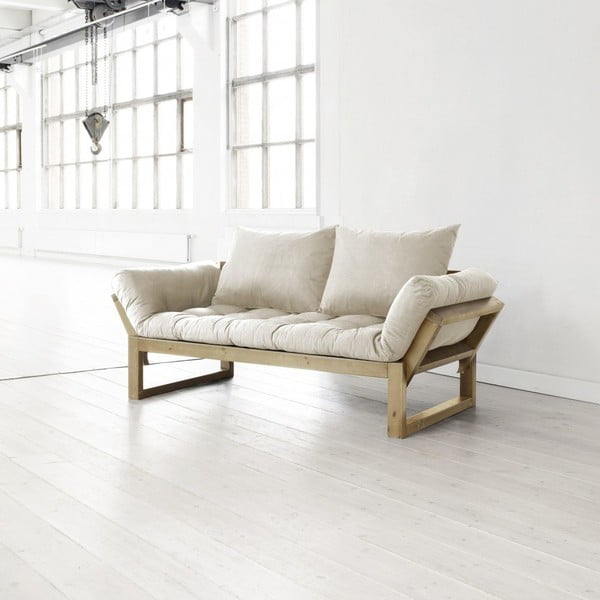 Dīvāns Karup Edge, medus/naturāls ar spilveniem 55x50x20 cm