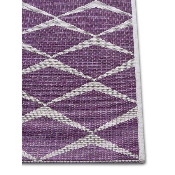 Violets un bēšs āra paklājs NORTHRUGS Escala, 70 x 300 cm-image-2