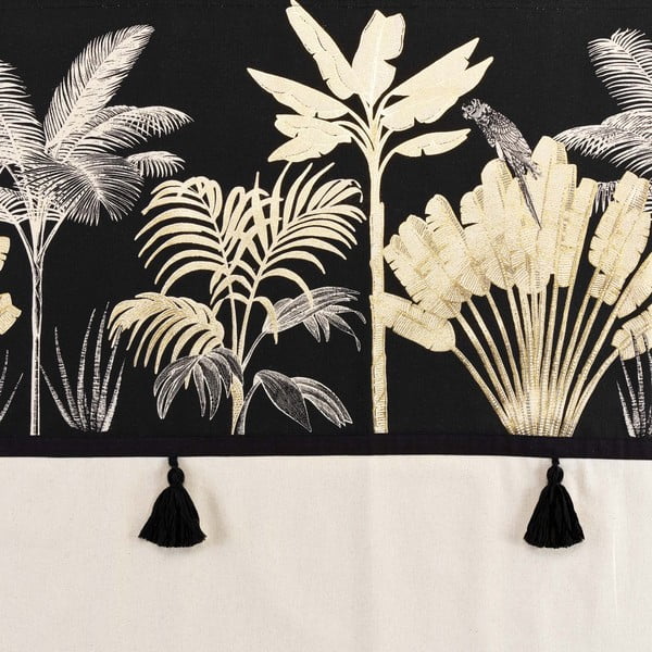 Melns/bēšs aizkars 140x240 cm Karaba – douceur d'intérieur-image-3