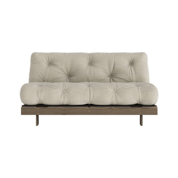 Bēšs lina izvelkamais dīvāns 160 cm Roots – Karup Design