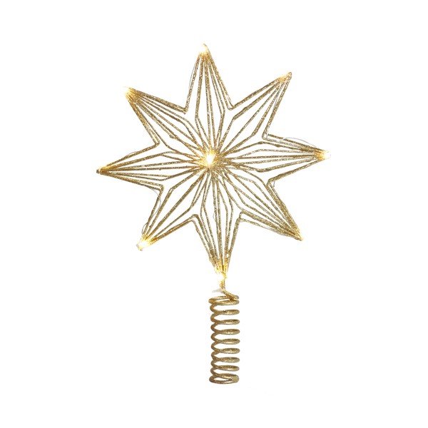 Zelta krāsas gaismas dekors uz baterijām Chloe – Sirius