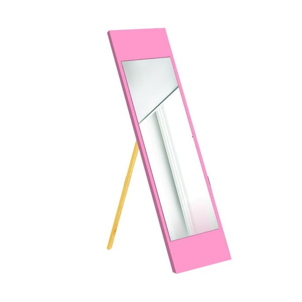 Grīdas spogulis ar rozā rāmi Oyo Concept, 35 x 140 cm