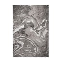 Pelēks/sudraba krāsas paklājs 200x290 cm Marbled – Flair Rugs