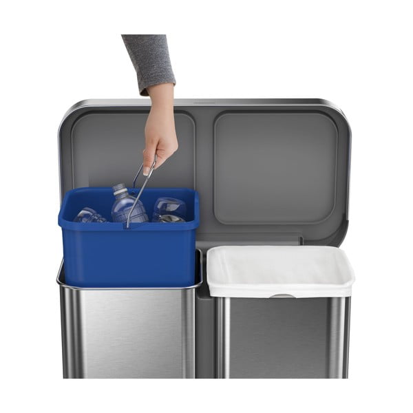 Sudraba krāsas atkritumu tvertne 58 l – simplehuman-image-3