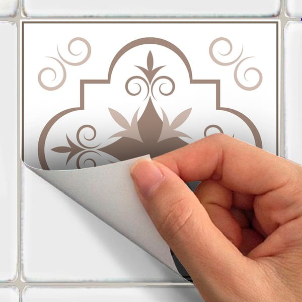 15 dekoratīvo sienas uzlīmju komplekts Ambiance Ezeiza, 15 x 15 cm-image-4