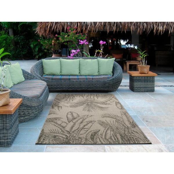 Pelēks āra paklājs Universal Tokio Silver, 135 x 190 cm-image-1