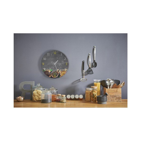 Sienas pulkstenis Styler Glassclock Tea, ⌀ 30 cm-image-1