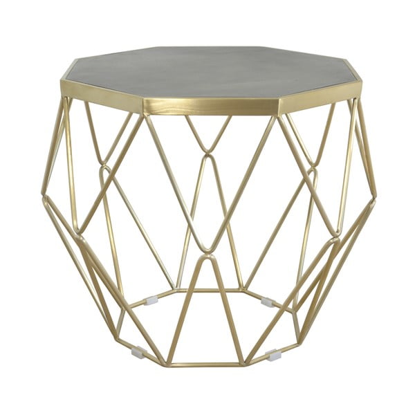 Livin Hill Glamour kafijas galdiņš ar zelta krāsas pamatni, ⌀ 68 cm