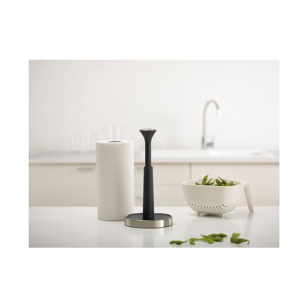Melns virtuves dvieļu turētājs Joseph Joseph Push´n´Tear-image-3