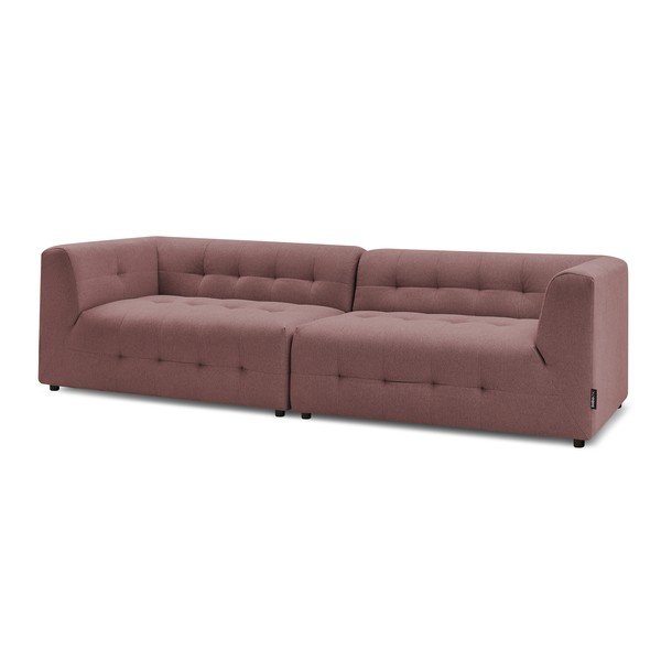 Tumši rozā dīvāns 324 cm Kleber – Bobochic Paris-image-4