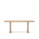 Dabīga toņa ēdamgalds ar ozolkoka imitāciju 100x200 cm Litto – Kave Home