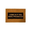 Dabīgās kokosšķiedras paklājs Artsy Doormats Come In If you Have Prosecco Glitter, 40 x 60 cm