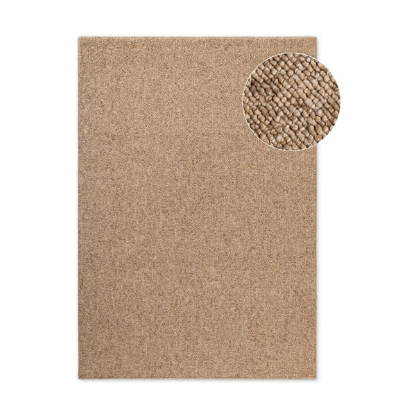 Gaiši brūns mazgājams paklājs 80x150 cm Rocco Caramel – Elle Decoration