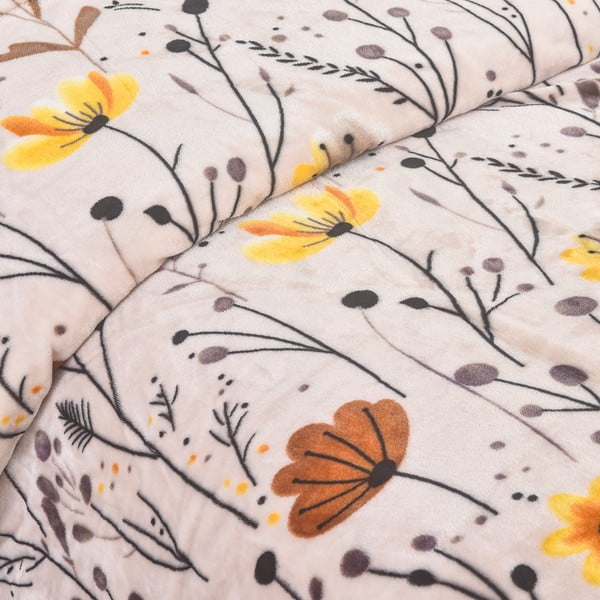 Vienguļamā mikroplīša gultas veļa 140x200 cm Valentina – My House-image-1